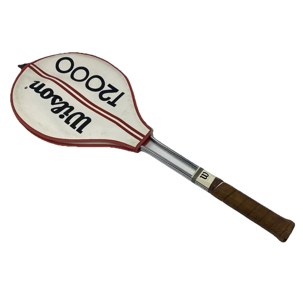 Vtg Wilson T2000 Tennis Racket with Cover‎ 4.5